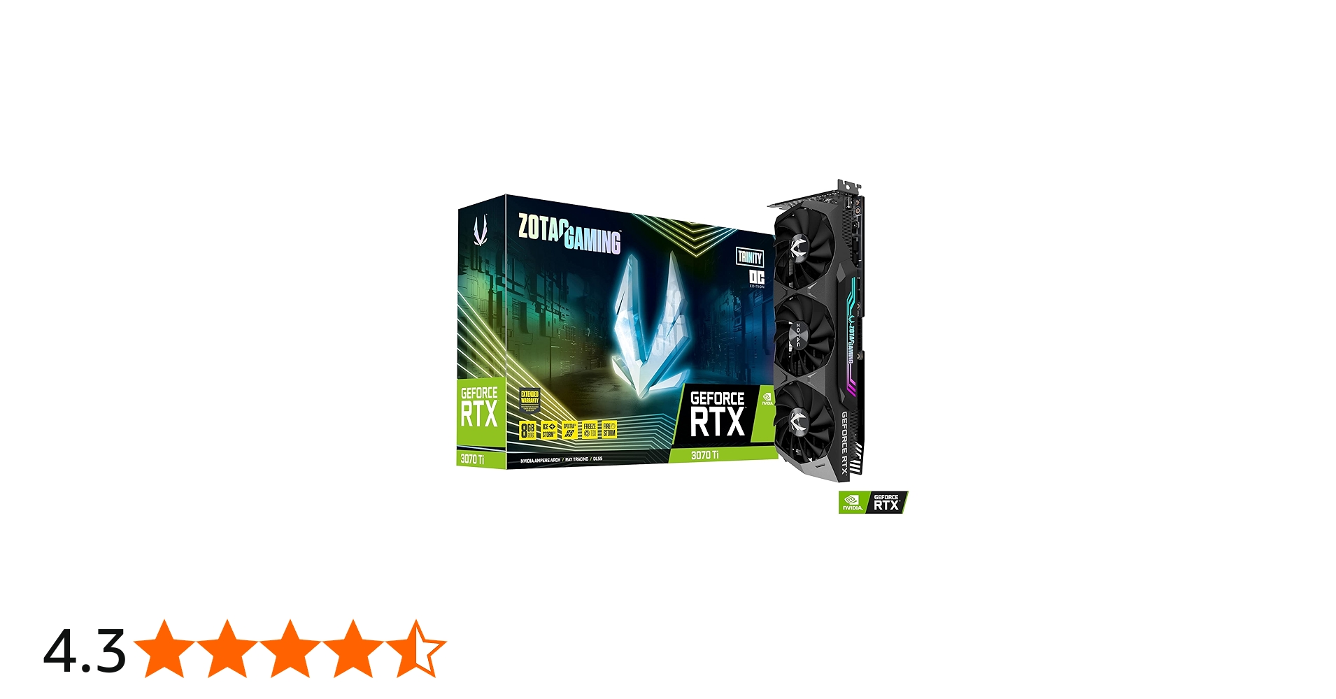 Amazon | ZOTAC GAMING GeForce RTX 3070 Ti Trinity OC グラフィック
