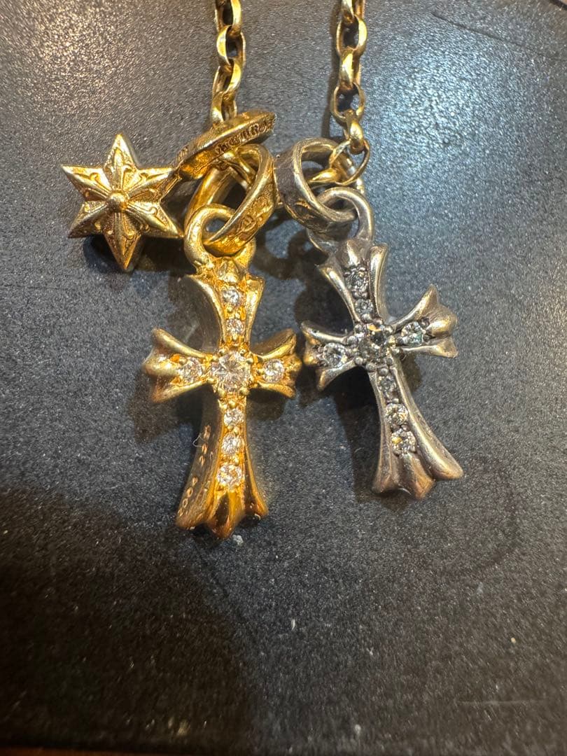 け*た様 カ*ジ様 クロムハーツ　ベビーファット　パヴェダイア CHROME HEARTS クロムハーツ ベビーファット 22K パヴェダイヤモンド