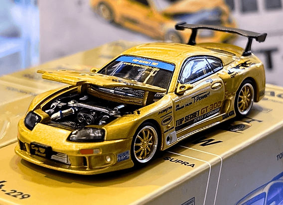 注目のミニカーブランド「POP RACE」の1/64スケール「TOP SECRET GT300